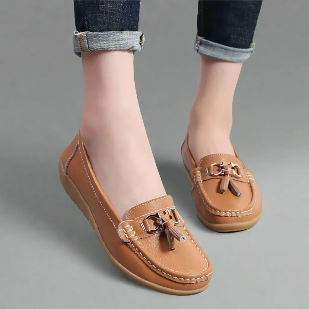 Adeltraut | Artisan-Made Cozy Leather Moccasins