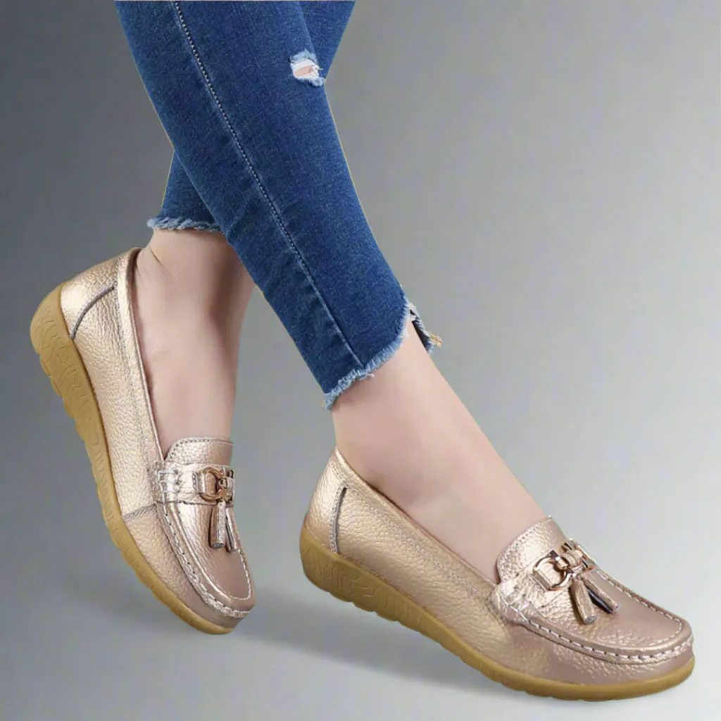 Adeltraut | Artisan-Made Cozy Leather Moccasins