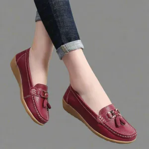 Adeltraut | Artisan-Made Cozy Leather Moccasins