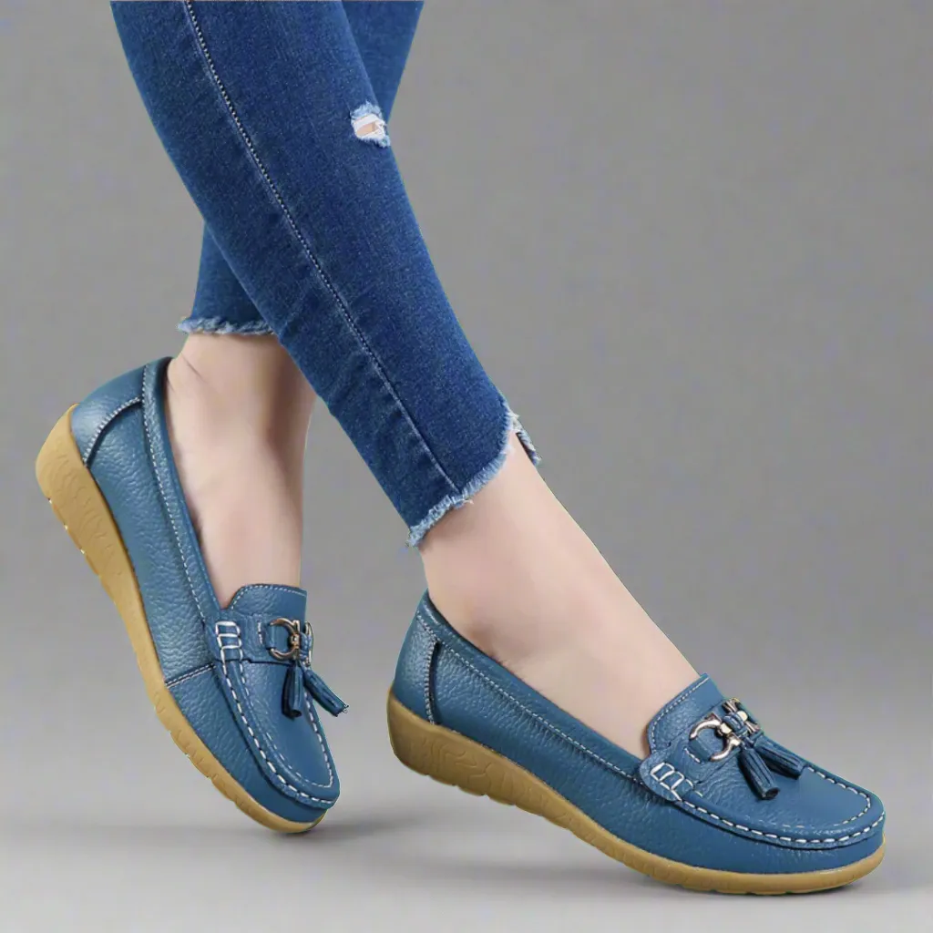 Adeltraut | Artisan-Made Cozy Leather Moccasins