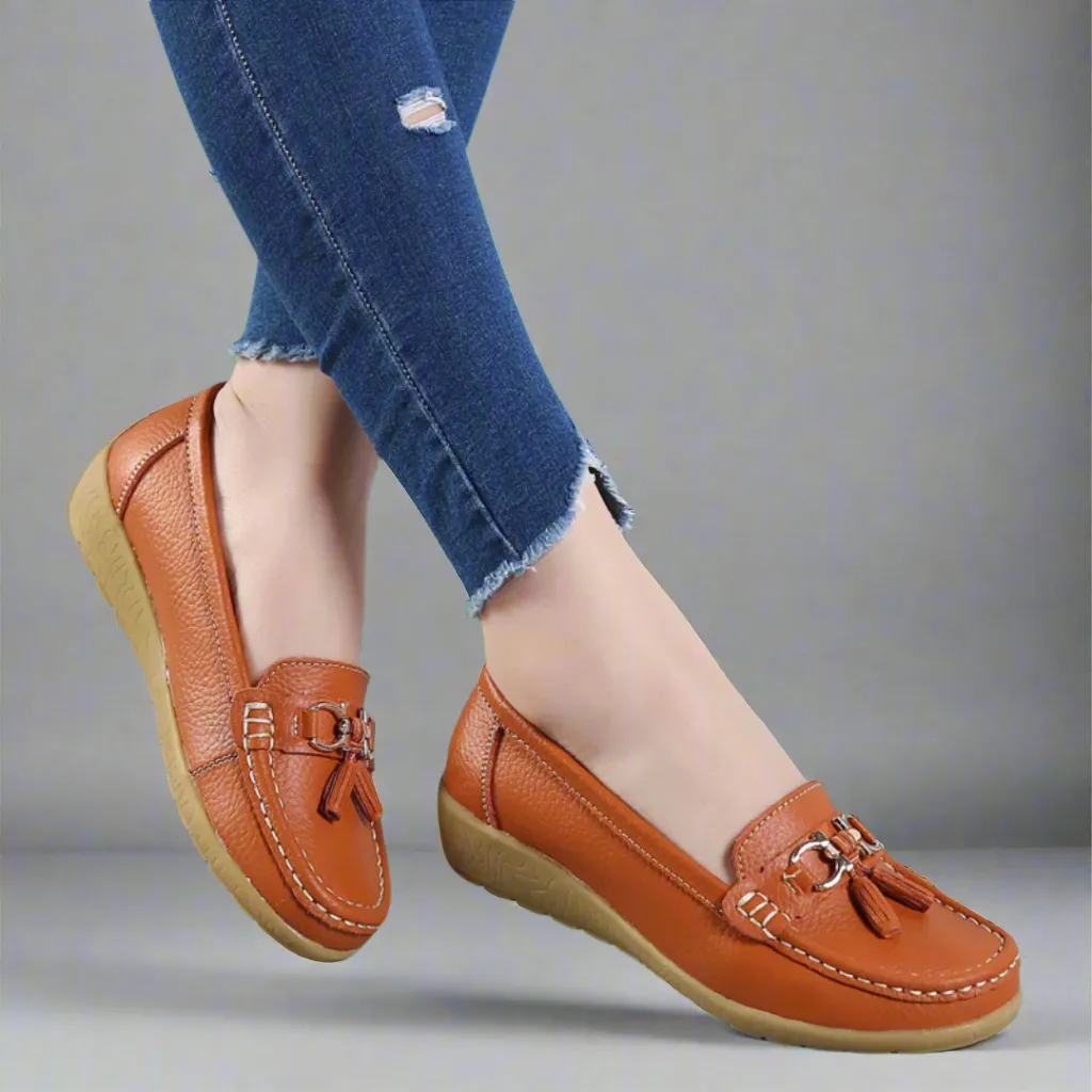 Adeltraut | Artisan-Made Cozy Leather Moccasins