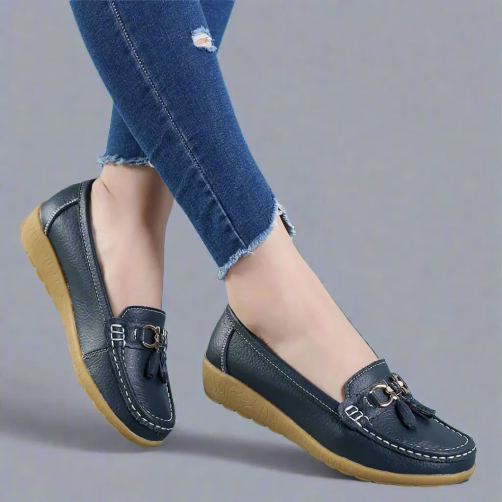 Adeltraut | Artisan-Made Cozy Leather Moccasins