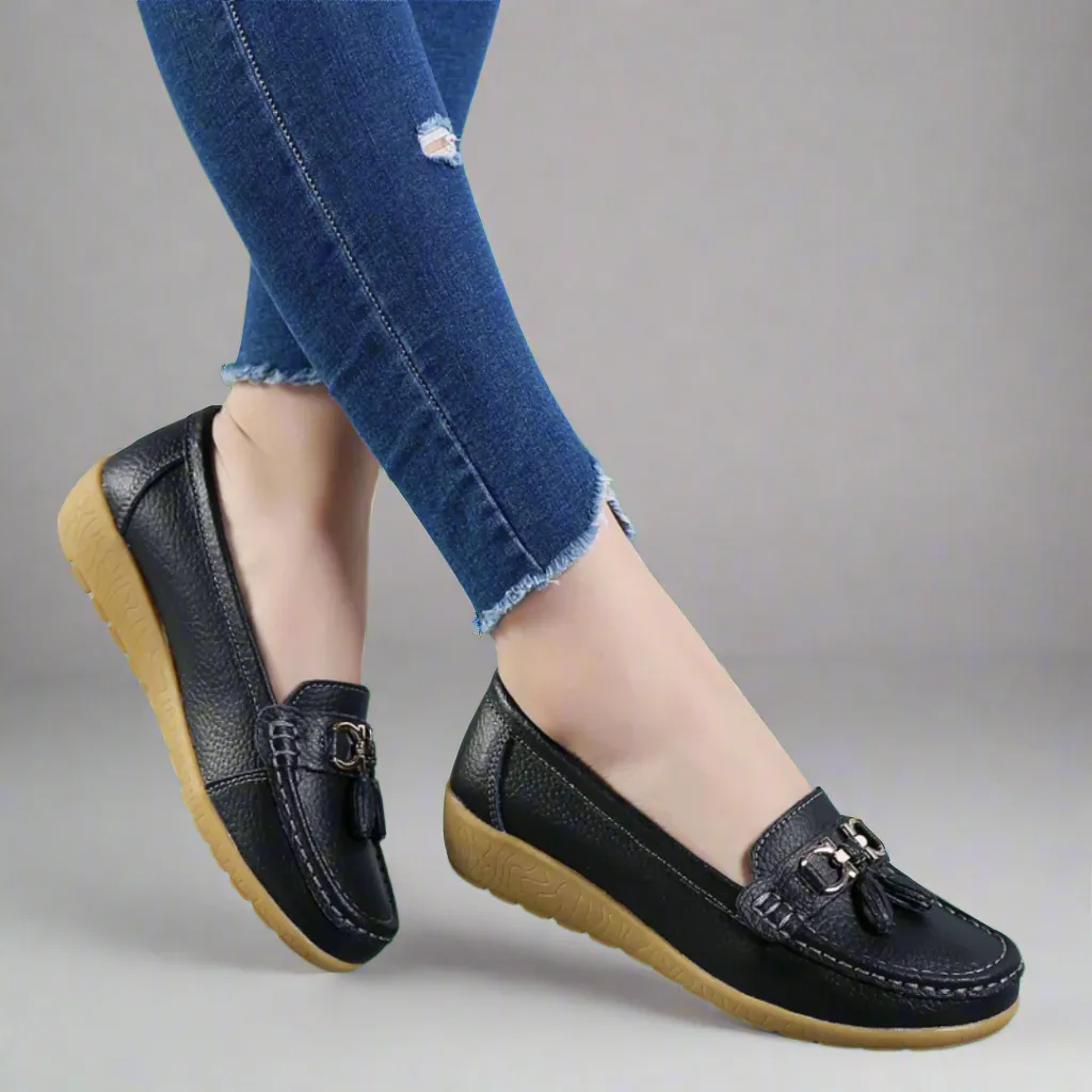 Adeltraut | Artisan-Made Cozy Leather Moccasins