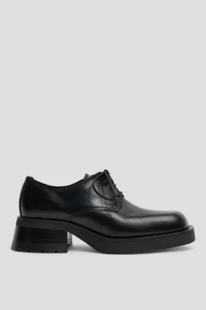 Black Althea Brogues