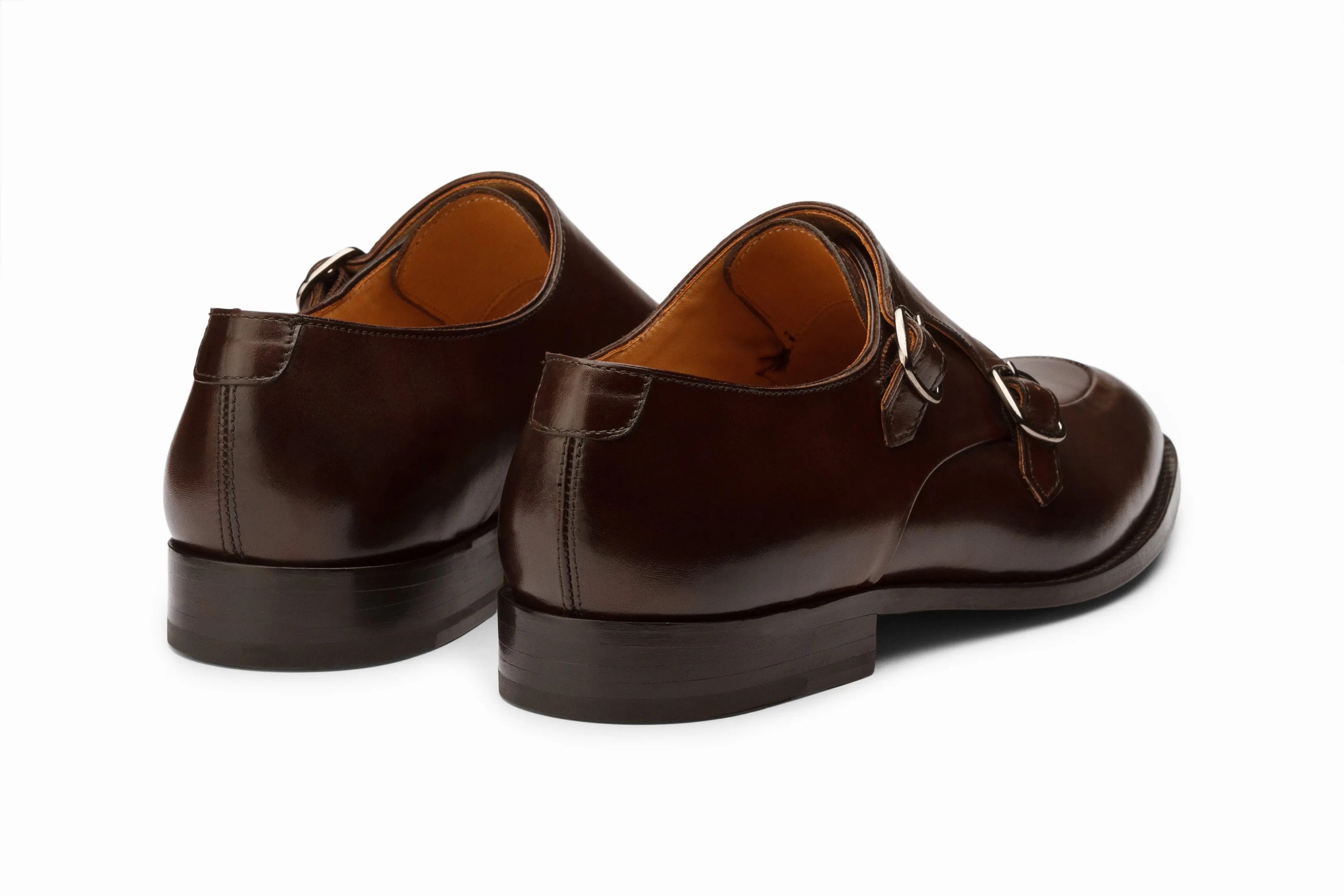 Diplomat Double Monkstrap - Dark Brown