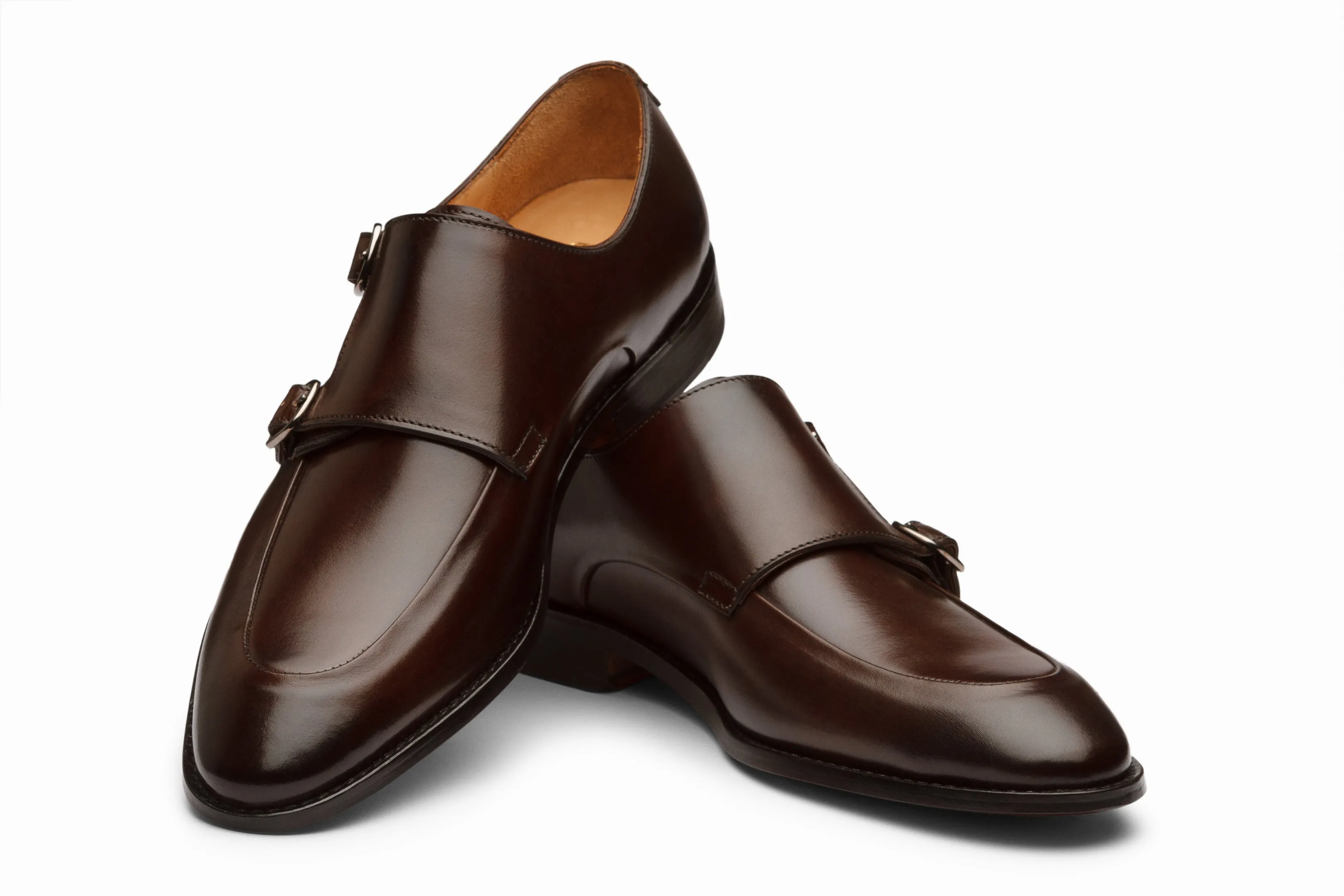 Diplomat Double Monkstrap - Dark Brown