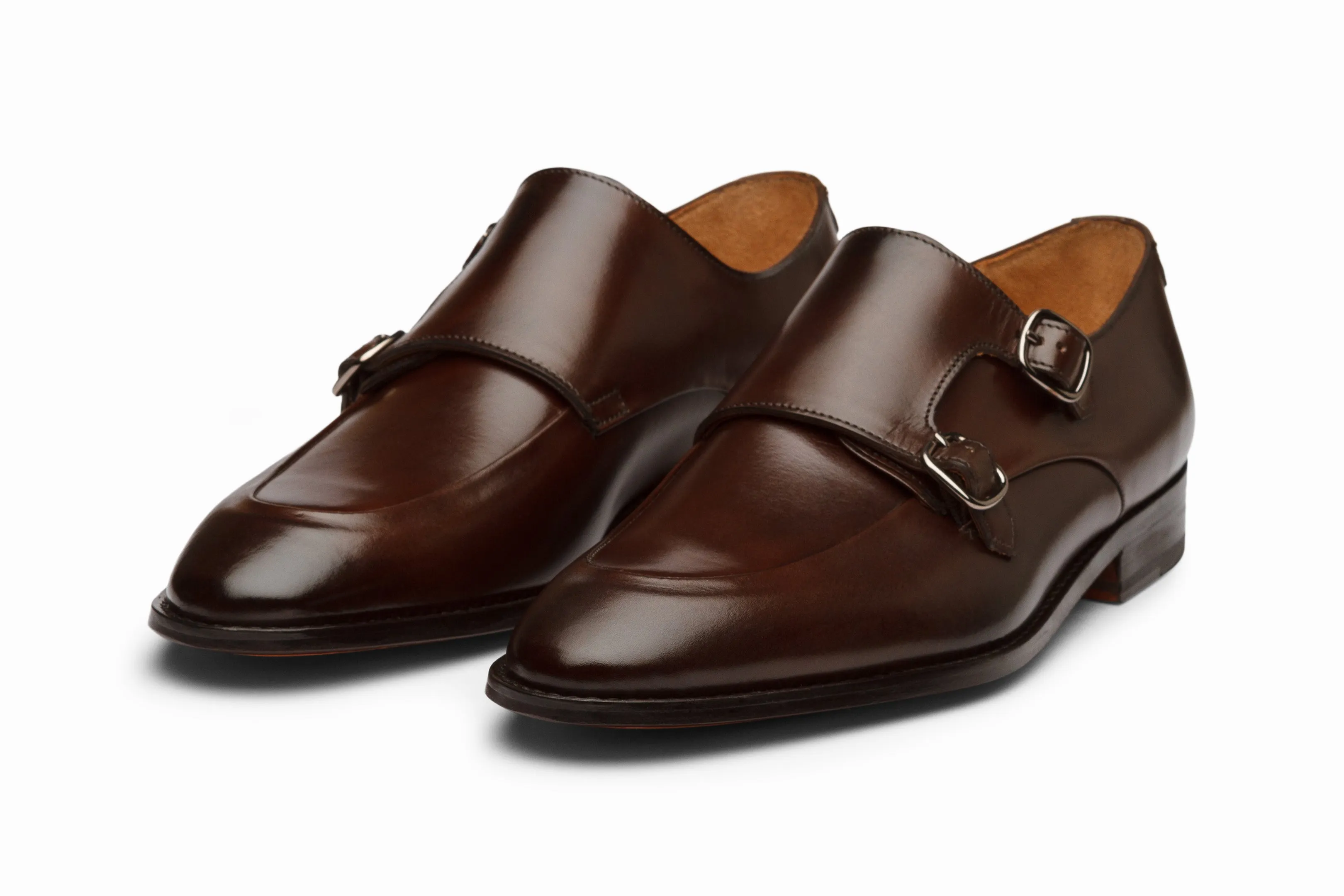Diplomat Double Monkstrap - Dark Brown