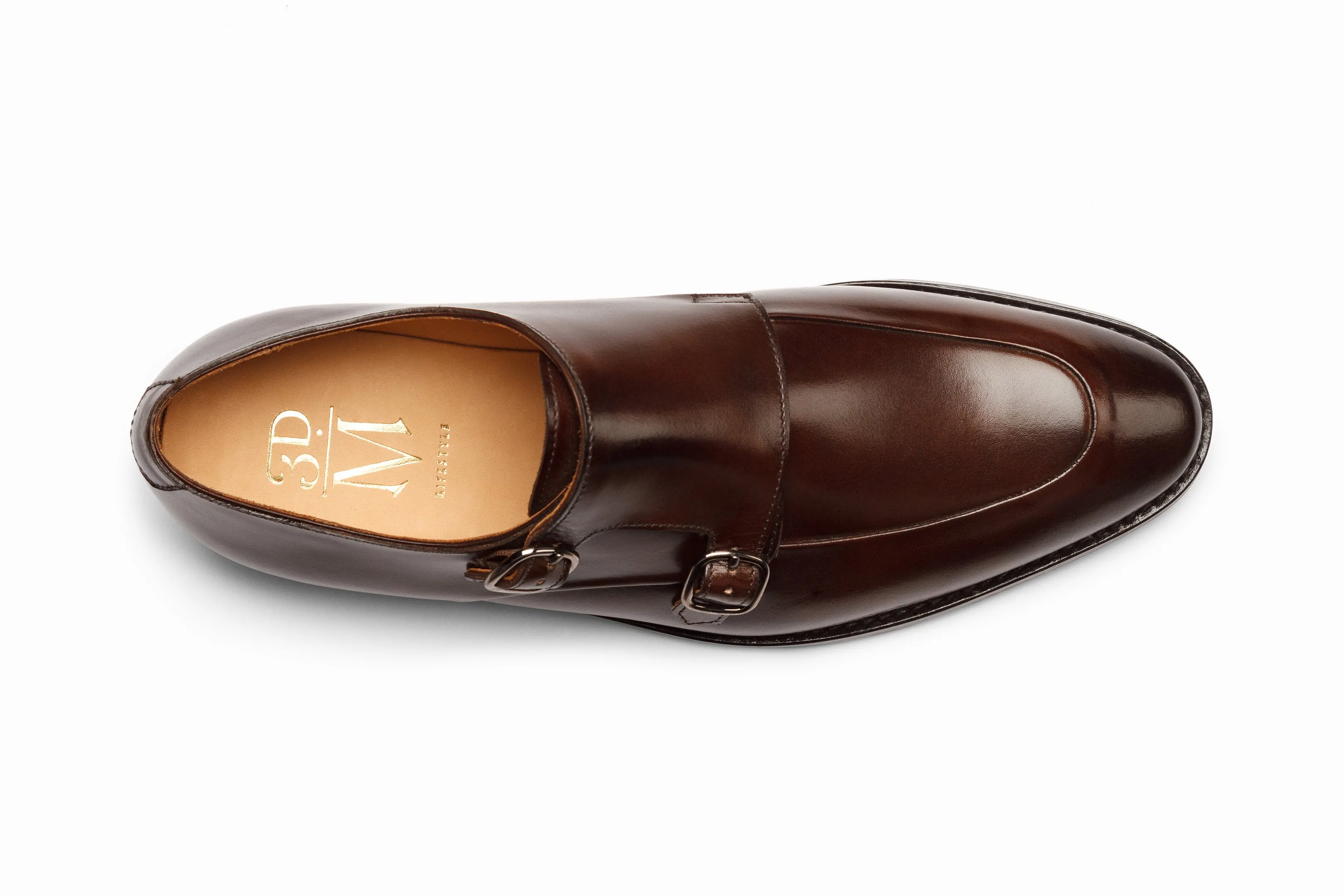 Diplomat Double Monkstrap - Dark Brown