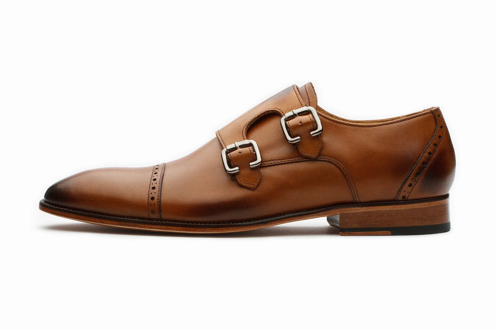 Double Monkstrap - Tan