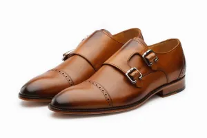 Double Monkstrap - Tan