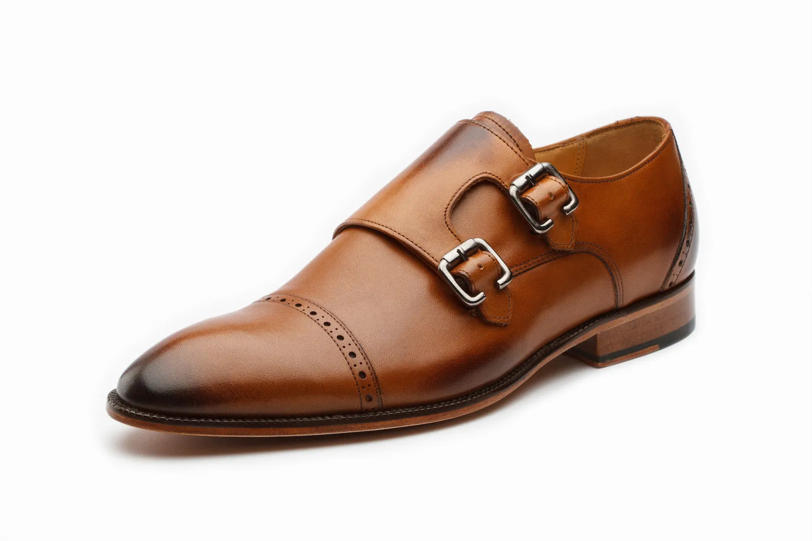 Double Monkstrap - Tan