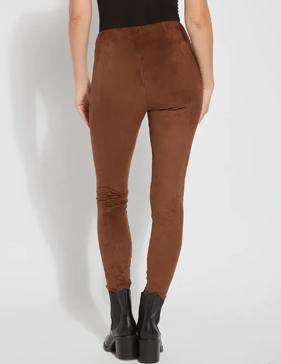 Hi Waist Suede Legging
