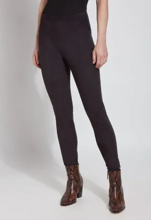 Hi Waist Suede Legging