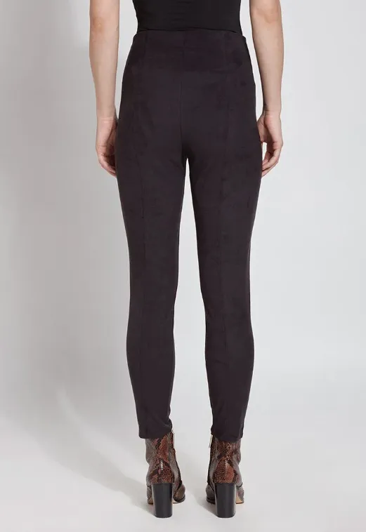 Hi Waist Suede Legging