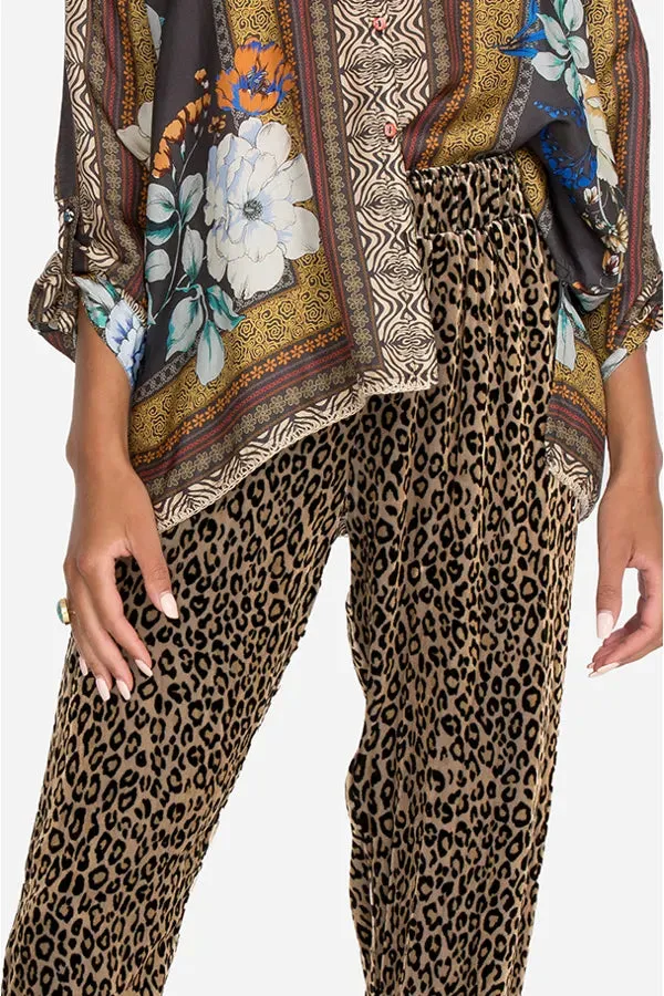 JOHNNY WAS PANTHERA VELVET MIX JOGGER