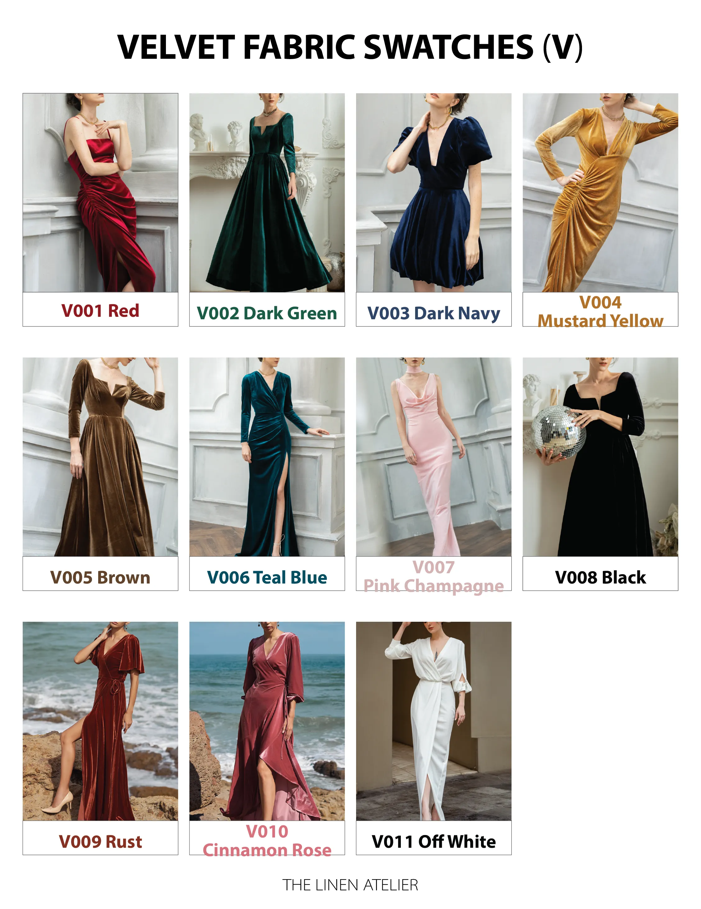JULIA Velvet Dress Long Sleeve