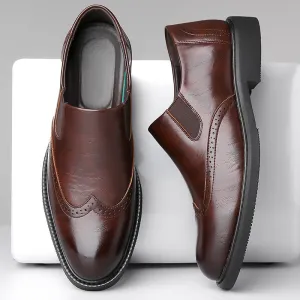 Men's Brogues Formal Leather Shoes (In Stock)