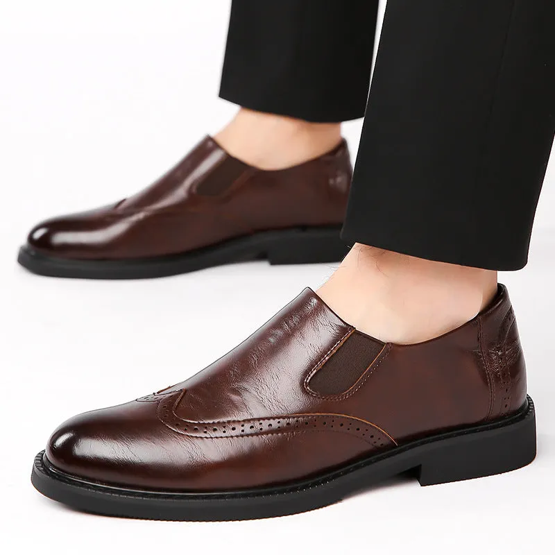 Men's Brogues Formal Leather Shoes (In Stock)