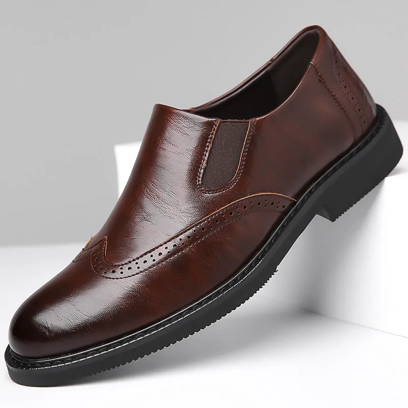 Men's Brogues Formal Leather Shoes (In Stock)
