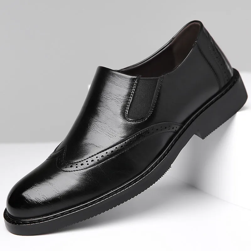 Men's Brogues Formal Leather Shoes (In Stock)