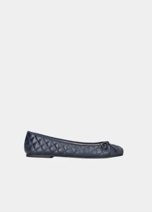 Pretty Ballerina - Plush Quilted Navy Blue