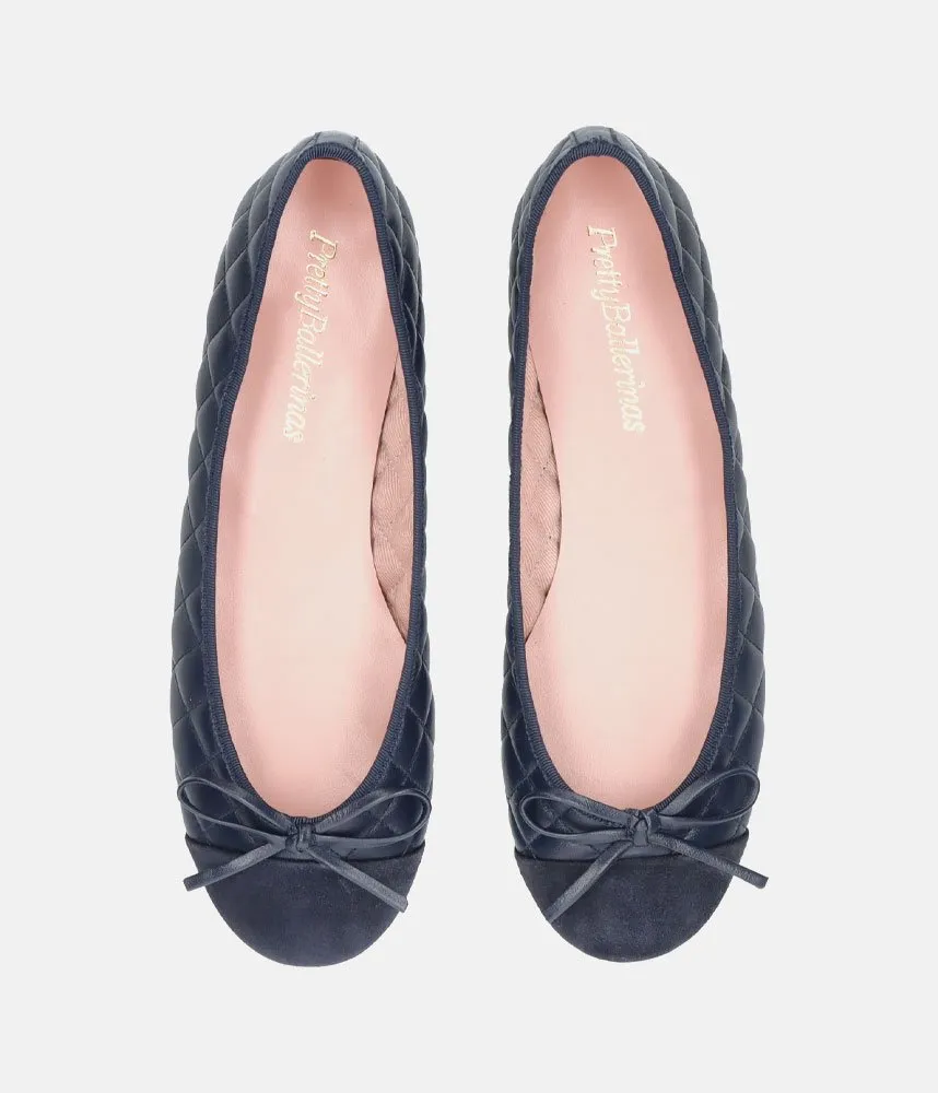 Pretty Ballerina - Plush Quilted Navy Blue