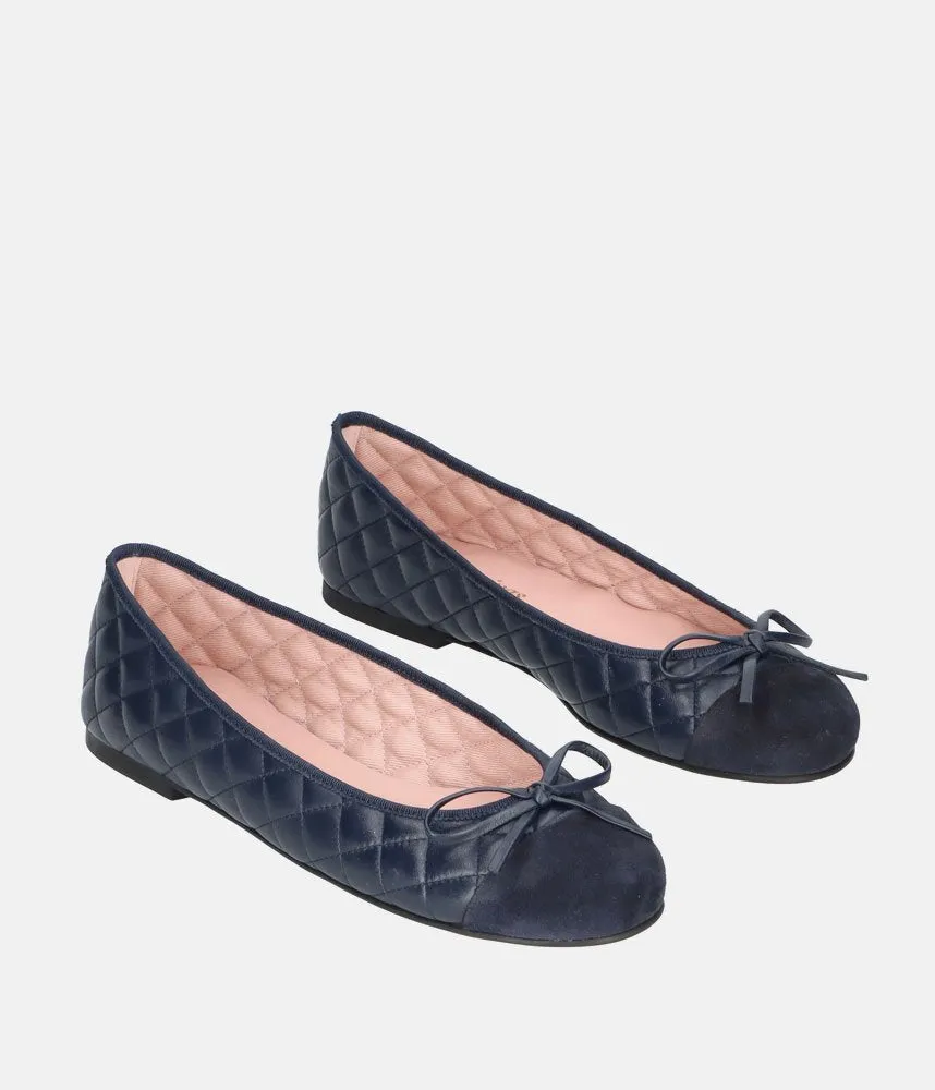 Pretty Ballerina - Plush Quilted Navy Blue