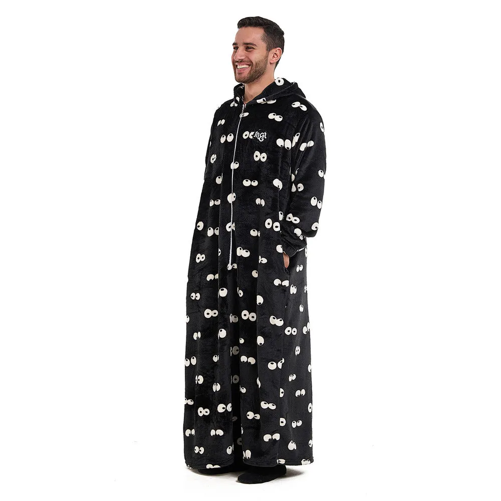 Snuggs Monk Wearable Blanket Black eyes