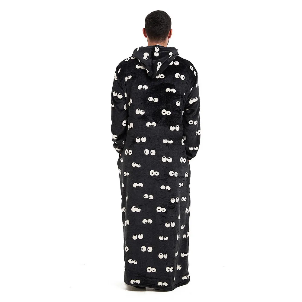 Snuggs Monk Wearable Blanket Black eyes