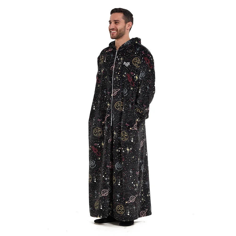 Snuggs Monk Wearable Blanket Black Space