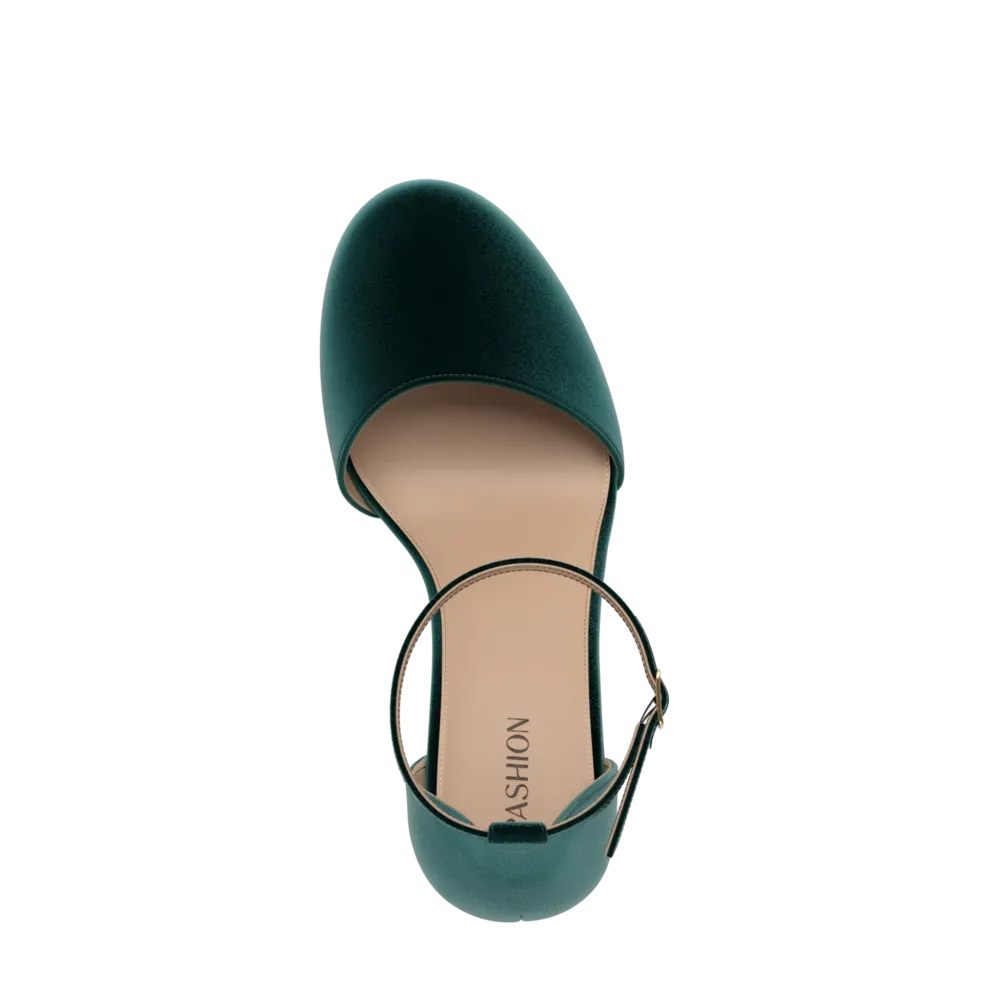 The Jocelyn - Forest Velvet 3 Block