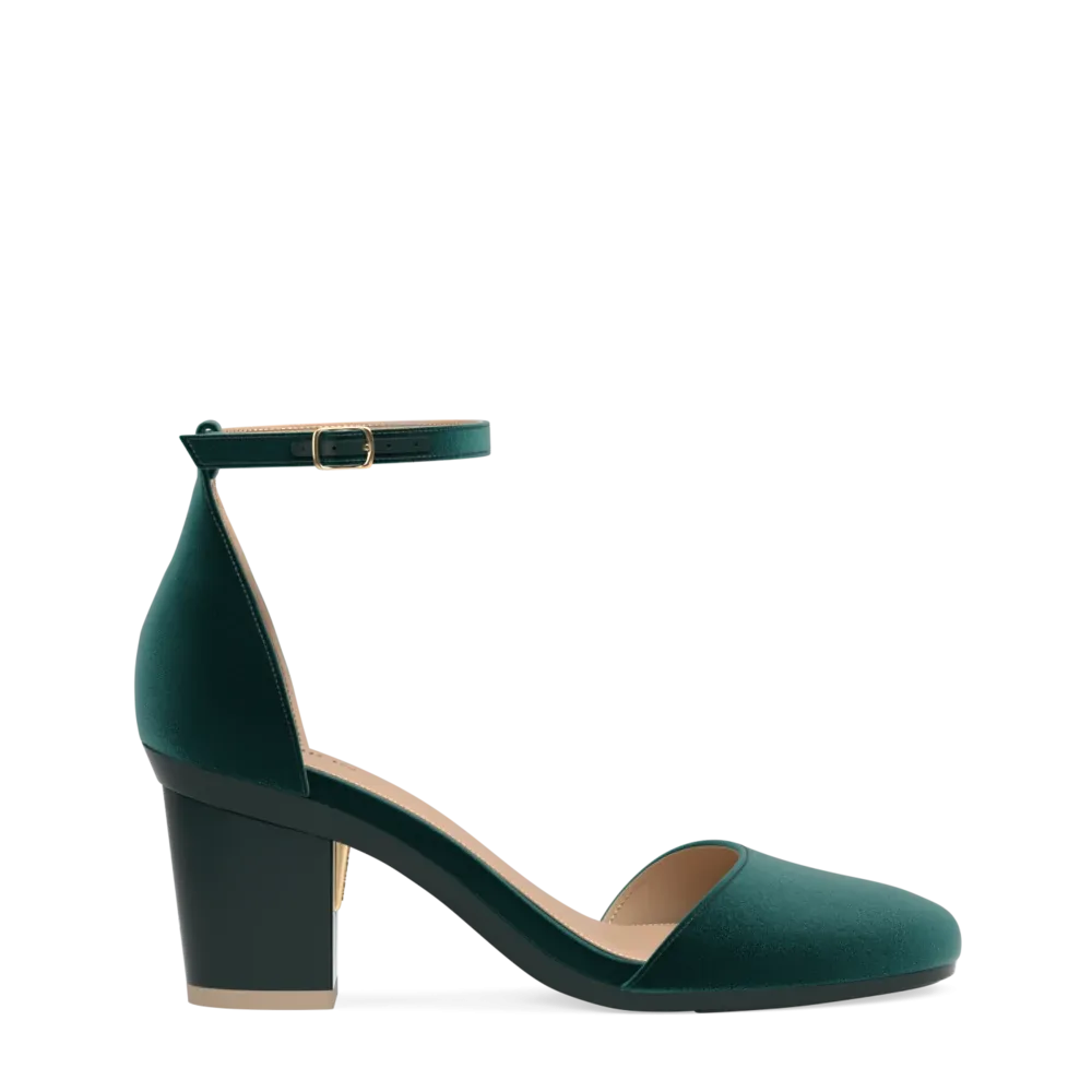 The Jocelyn - Forest Velvet 3 Block
